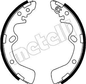 METELLI Sada brzdových čeľustí 53-0580 METELLI 53-0580 Sada brzdových čeľustí Mazda 626 Coupe GD cena