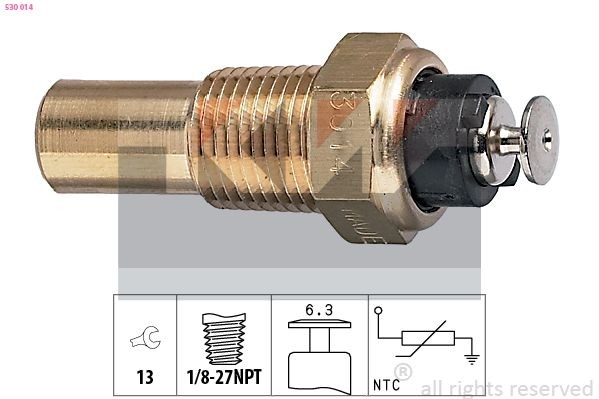 KW Temperatuursensor 530 014 530 014 KW Temperatuursensor Chevrolet goedkoop