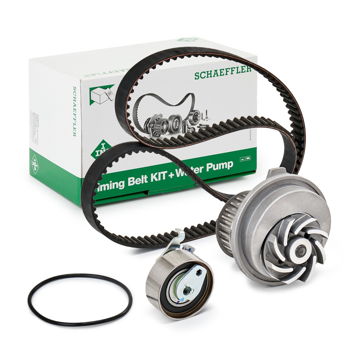 INA Distributieriem set + waterpomp 530 0147 30 INA 530014730 Tandriemset Kadett E Sedan (T85) prijs