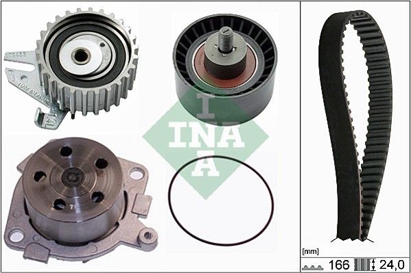 INA Veepump + hammasrihmakomplekt 530 0226 30 INA 530 0226 30 originaal Veepump + hammasrihma komplekt Alfa Romeo 155 167 hind