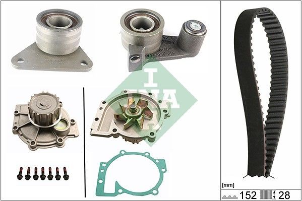 INA Water pump and timing belt kit 530 0349 30 INA 530 0349 30 genuine 960 II Saloon (964) timing belt replacement kit price