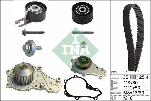 INA Kamremssats med vattenpump 530 0369 30 530 0369 30 INA kamremskit med vattenpump SUZUKI SWACE