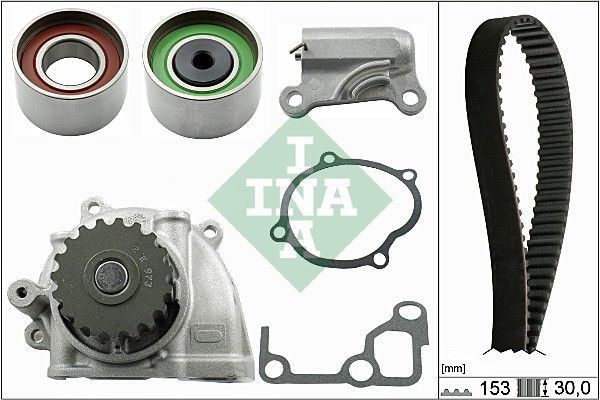 Bomba de água + kit de correia dentada INA 530 0477 30 INA 530 0477 30 Bomba de água + kit de distribuição MAZDA MPV 2017