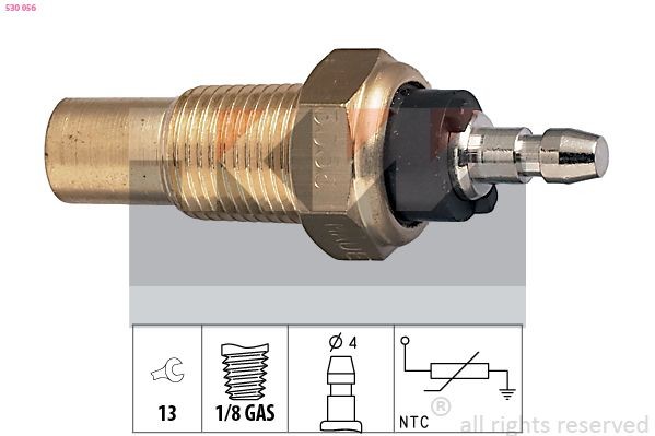 KW Kylvätsketemperatursensor 530 056 530 056 KW termokontakt kylvätskevarning Mazda E-serie