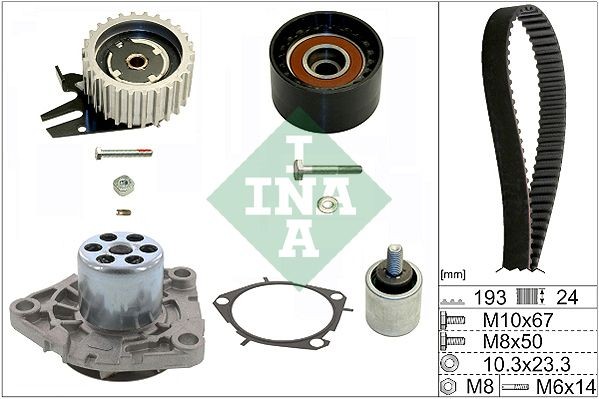 INA Kamremssats med vattenpump 530 0619 30 530 0619 30 INA vattenpump + kuggremssats OPEL KADETT