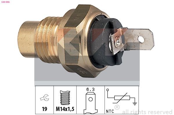 KW Oil temperature sensor 530 096 KW 530 096 ALFA ROMEO 33 Sportwagon (905A) eot sensor replacement