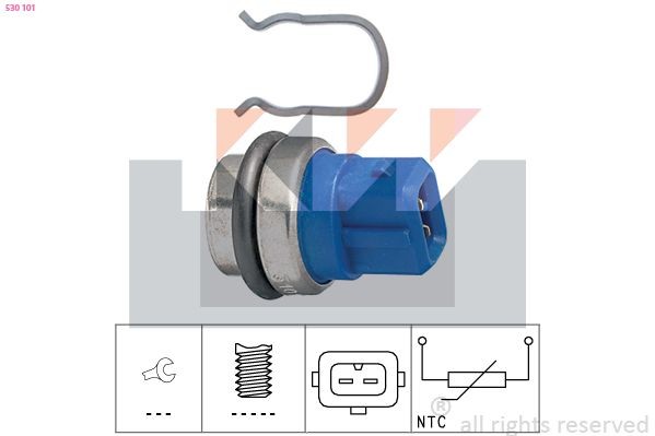 KW Sensor, coolant temperature 530 101 530 101 KW coolant sensor for SEAT ALHAMBRA
