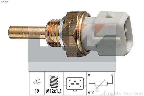 KW Temperatuursensor 530 127 Skoda YETI Koelmiddeltemperatuursensor KW 530 127