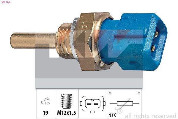 KW Oljetempgivare 530 128 530 128 KW oljetemperatur sensor NISSAN PRIMERA