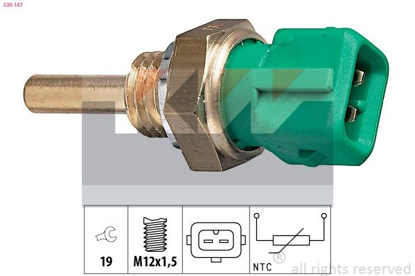 KW Andur, Jahutusvedeliku temp. 530 147 Temperatuuriandurid KW Opel KADETT 530 147