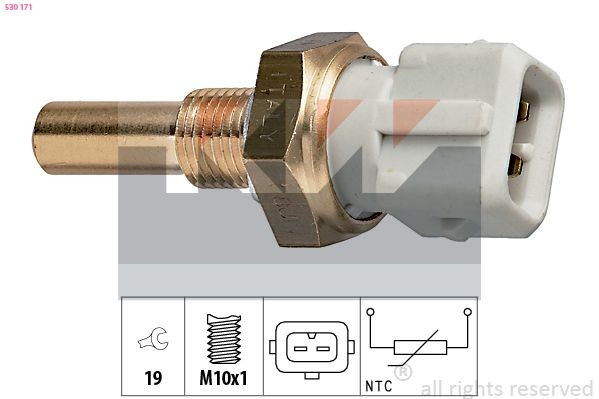 KW Kylvätsketemperatursensor 530 171 530 171 KW kylvätsketemperatur sensor Seat INCA