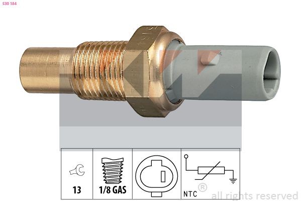 KW Tunnistin, jäähdytysnesteen lämpötila 530 184 530 184 KW Lämpötila-anturi Ford USA EXPEDITION hinta