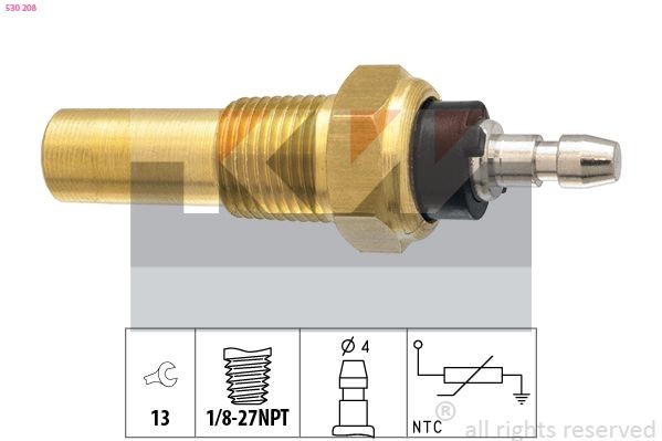 KW Sensor, kølevæsketemp. 530 208 Temperatursensor KW EXPRESS 530 208 billig