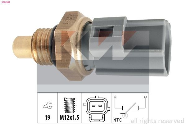 KW Brandstoftemperatuursensor 530 281 Brandstoftemperatuur sensor KW A-Klasse 530 281 goedkoop