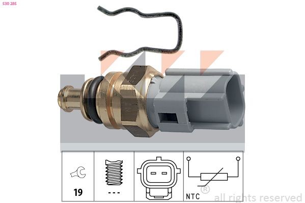 KW Temperatuursensor 530 285 Ford ESCORT Koelvloeistof temperatuur sensor KW 530 285
