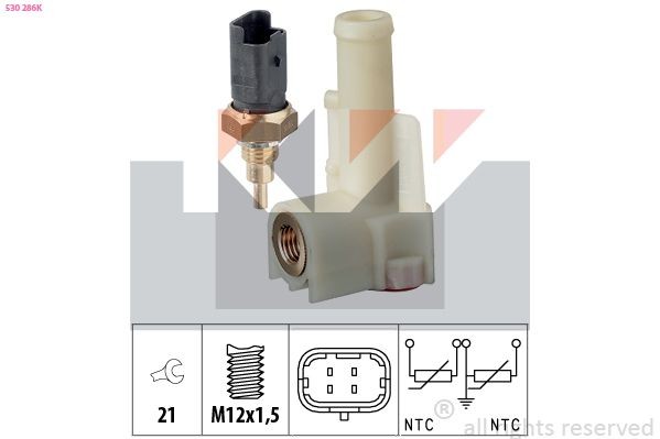 KW Öltemperatursensor 530 286K Öltemperaturschalter KW Mercedes-Benz GLB 530 286K