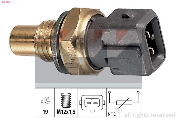 KW Oljetempgivare 530 306 530 306 KW oljetemperatur givare Nissan PRIMERA