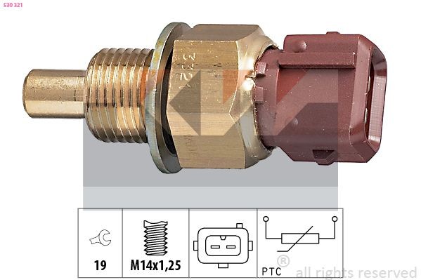 KW Temperatuursensor 530 321 530 321 Koelvloeistof temperatuur sensor KW SMART FORFOUR