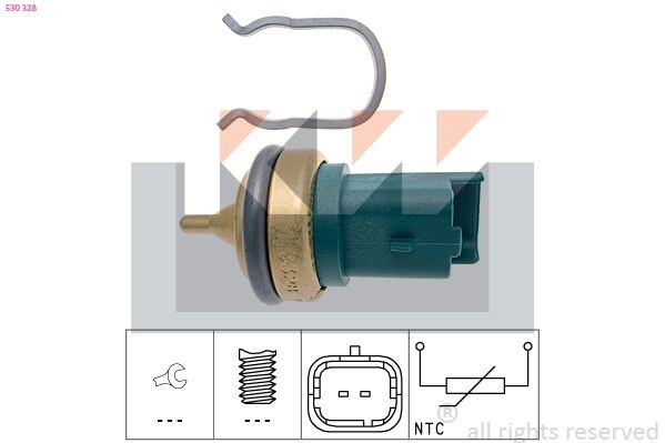 KW Tunnistin, jäähdytysnesteen lämpötila 530 328 530 328 KW Lämpötila-anturi Peugeot 205 hinta