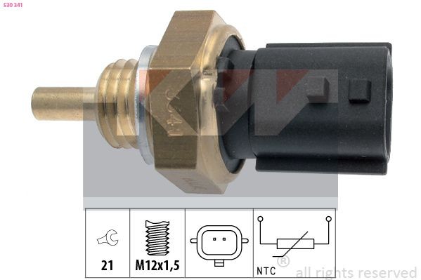 KW Temperatuursensor 530 341 Nissan 200 SX Temperatuursensor KW 530 341