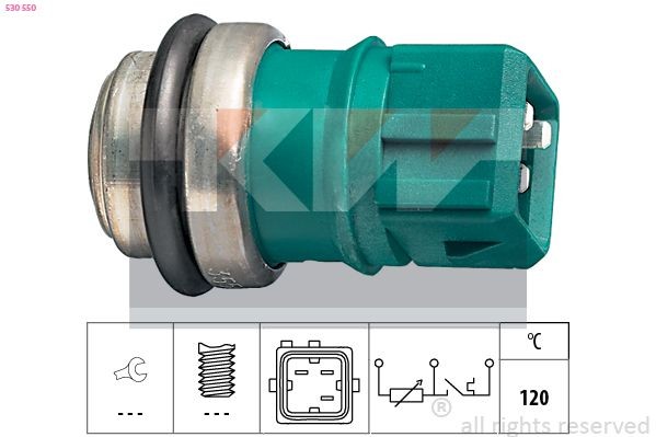 KW Sensor, motortemperatur 530 550 Kjølevæsketemperatursensor KW COMMODORE 530 550 billige