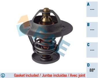 FAE Termostaatti, jäähdytysneste 5301488 5301488 FAE Termostaatti jäähdytysneste FORD StreetKA
