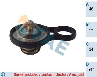 FAE Termostaat, Jahutusvedelik 5303291 FAE 5303291 Termostaat PT Cruiser Kombi hind