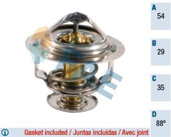 FAE Thermostaat, koelvloeistof 5303888 Thermostaathuis FAE FIESTA 5303888 goedkoop