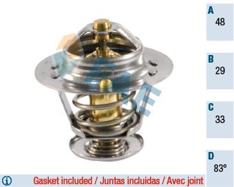 FAE Kühlwasserthermostat 5304783 Kühlmittelthermostat FAE BMW 7er 5304783