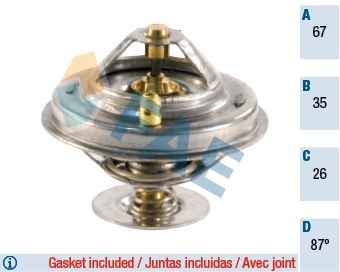 FAE Kühlwasserthermostat 5305987 5305987 Thermostat FAE BMW 7er