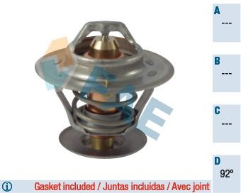 FAE Termóstato, líquido de refrigeração 5309592 Termóstato de água FAE Toyota C-HR 5309592