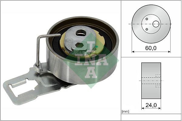 INA Rullo tenditore, cinghia dentata 531 0829 10 INA 531 0829 10 Rullo tenditore, cinghia dentata HYUNDAI PONY prezzo