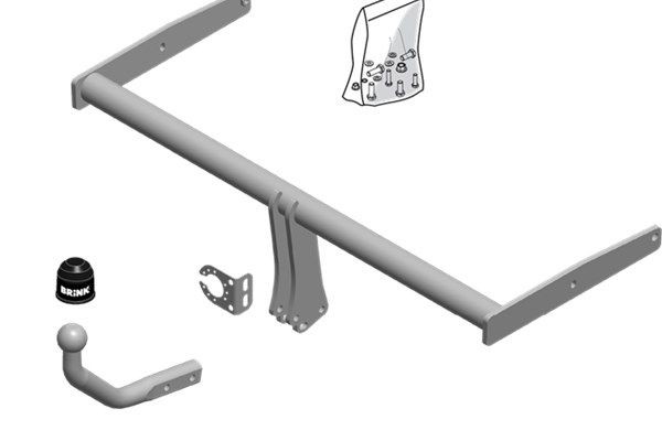 Ťažné zariadenie BRINK 531900 BRINK 531900 Ťažné zariadenia AUDI A1 2017