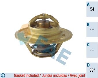 FAE Termostato motore 5321188 FAE 5321188 Termostato refrigerante Nova CC (S83) prezzo