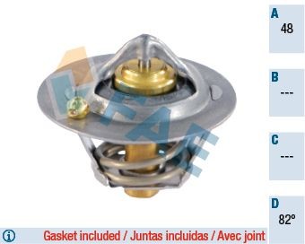 FAE Termostat, kylvätska 5323282 5323282 FAE termostat kylvätska Lexus GS