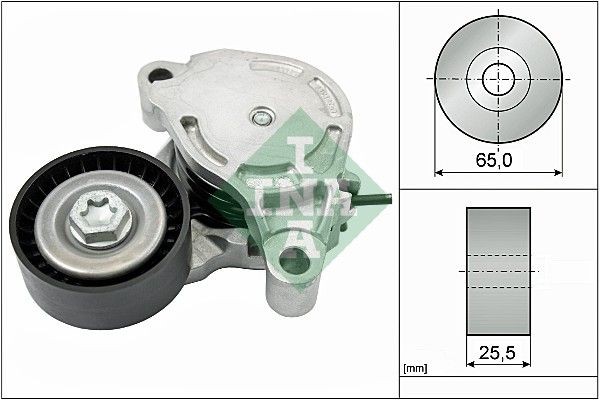 INA Spannarm, Keilrippenriemen 534 0571 10 INA 534 0571 10 Riemen MINI Schrägheck (F56) 2013