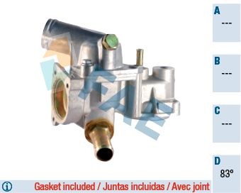 FAE Termostat, kylvätska 5341683 5341683 FAE vattentermostat ALFA ROMEO 33