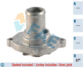 FAE Kühlwasserthermostat 5344487 5344487 Kühlwasserthermostat LANCIA THEMA FAE kaufen