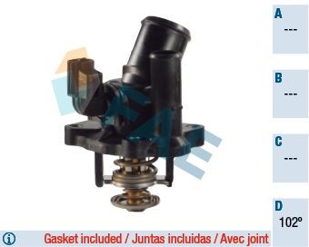 FAE Termostats, Dzesēšanas šķidrums 5349502 5349502 Termostats FAE FORD FIESTA