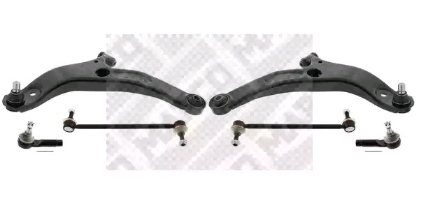 MAPCO Styrarmssats, hjulupphängning 53515 MAPCO 53515 Reparationssats länkarm Mazda 626 GC original