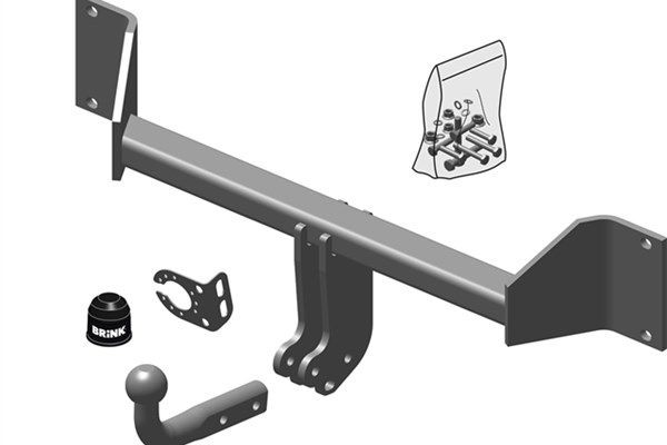 Dispositivo de reboque BRINK 536100 BRINK 536100 Gancho de reboque BMW X3 2003