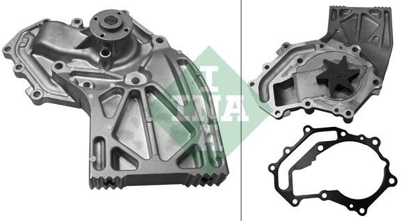 INA Αντλία νερού 538 0384 10 Αντλία νερού INA Renault MEGANE 538 0384 10
