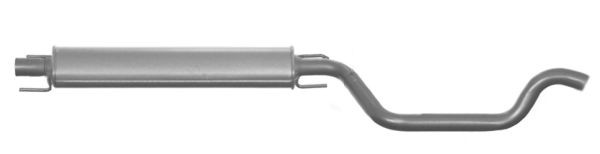 IMASAF Uitlaat middendemper 54.87.46 54.87.46 Tussendemper OPEL VECTRA IMASAF