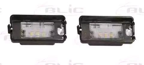 BLIC Licence Plate Light 5402-046-21-910 VAUXHALL BLIC number plate light bulb 5402-046-21-910