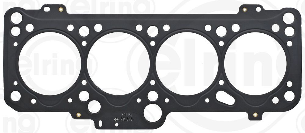 Gasket, cylinder head ELRING 914.848 ELRING 914.848 1999 VW TRANSPORTER cylinder head gasket replacement