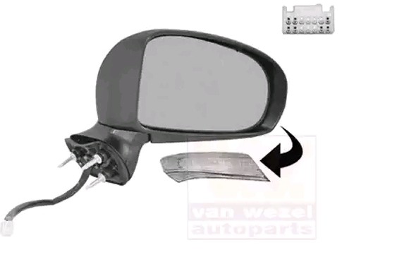 VAN WEZEL Rétroviseur extérieur 5420808 VAN WEZEL 5420808 d'origine Rétroviseur exterieur Toyota Hiace 4 Van coût