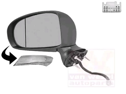 Specchietto retrovisore esterno VAN WEZEL 5420817 VAN WEZEL 5420817 Specchietto retrovisore TOYOTA AVENSIS 2009