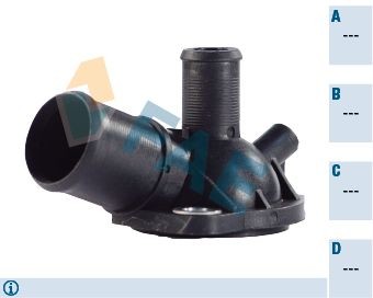 FAE Συνδετική φλάντζα του ψυκτικού υγρού 54313 Καπάκι θερμοστάτη FAE 208 54313 φθηνά