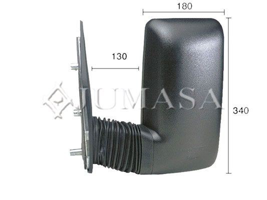 JUMASA Buitenspiegel 54321695 Land Rover RANGE ROVER EVOQUE Spiegel JUMASA 54321695