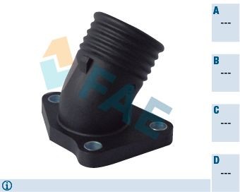 FAE Kühlmittelflansch 54343 54343 Wasserflansch PEUGEOT TRAVELLER FAE kaufen